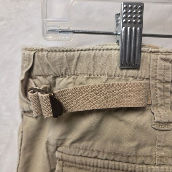 Polo Jeans Co. Ralph Lauren Men's Tan Cargo Pants Drawstring 33x32 Military - Picture 11 of 16